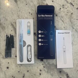 NEW Ear Wax Removal Tool Camera with Accessories in box never used